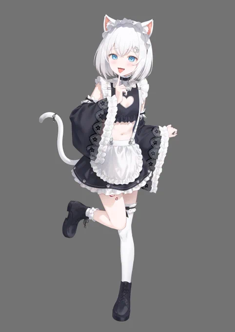 猫上まおさんの新規モデルのデザインを制作させていただきました。 よろしくお願いいたします! 