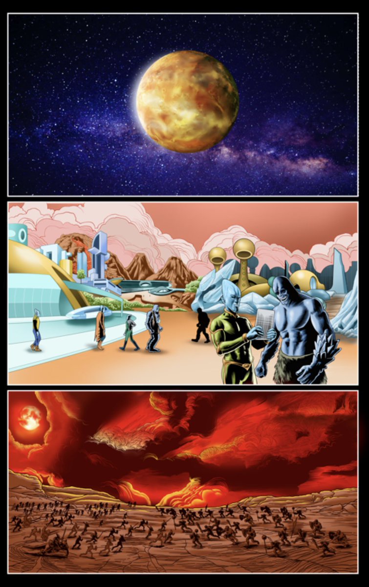 jasonsnyder31's tweet photo. Two weeks left in our Kickstarter, so let’s take a look at another one of our resident characters, from the planet of Aarghat, Amortulus. Check him out and others on our page and be sure to back and share! #comics #kickstarter 

https://t.co/qHEZoALKuG https://t.co/QR1seXLDHf