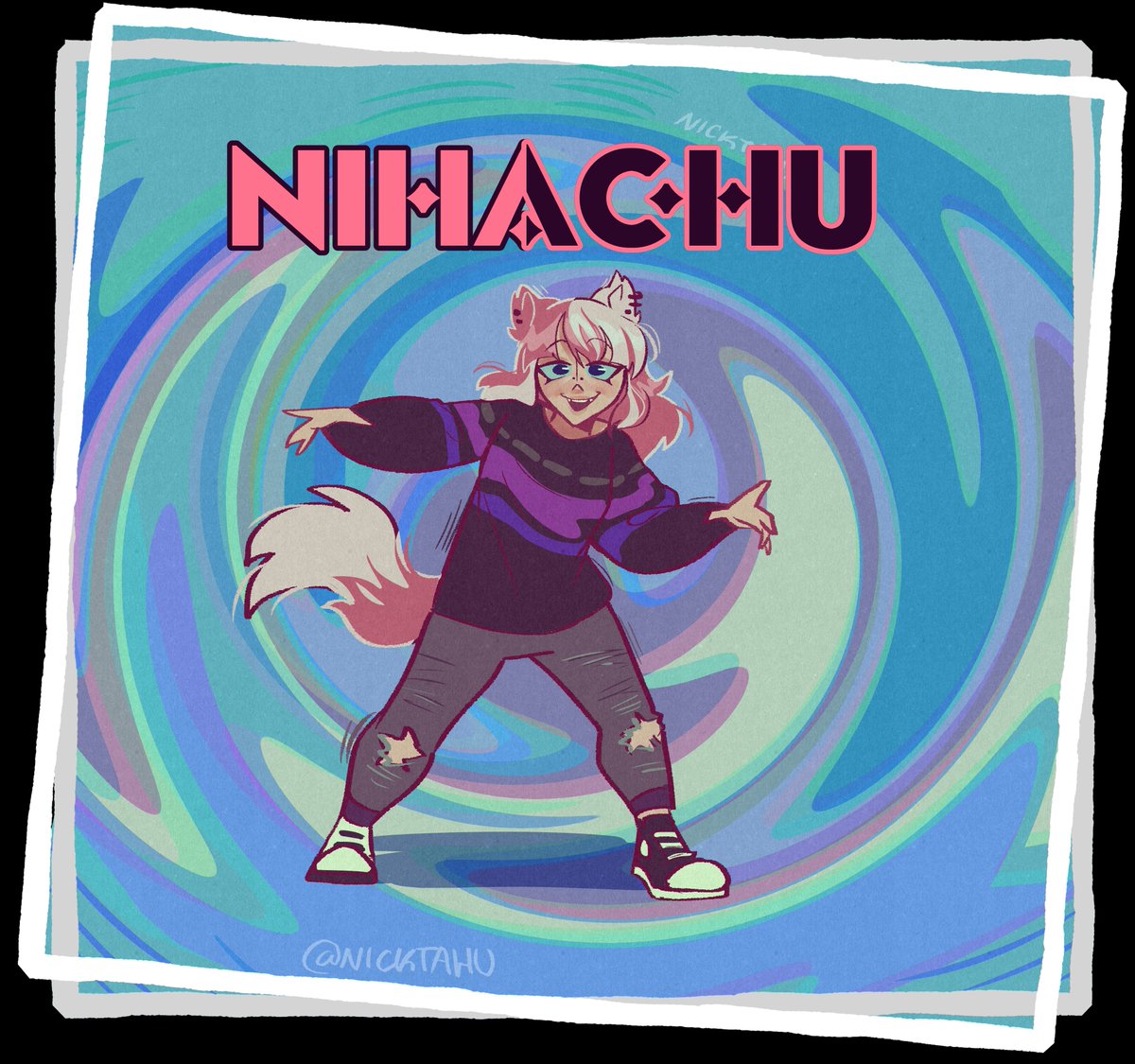 Nicktahu's tweet photo. [#Bagherafanart #bagheraqsmp ]    🦆✨
[#riversfanart #riversqsmp            ]   ✨🐤
[#nihachufanart #nihachuqsmp ]    🐈✨
[#jaidenfanart #jaidenqsmp         ]     ✨🦜 https://t.co/Q9kUadNF7L