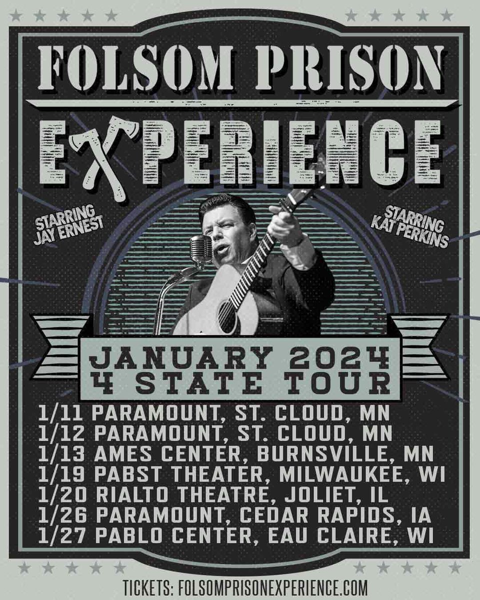 HelloBooking's tweet image. Unleash the rebel within as you become an inmate at Folsom Prison in 1968, immersing yourself in an electrifying Johnny Cash Tribute show.
Tix👉 folsomprisonexperience.com