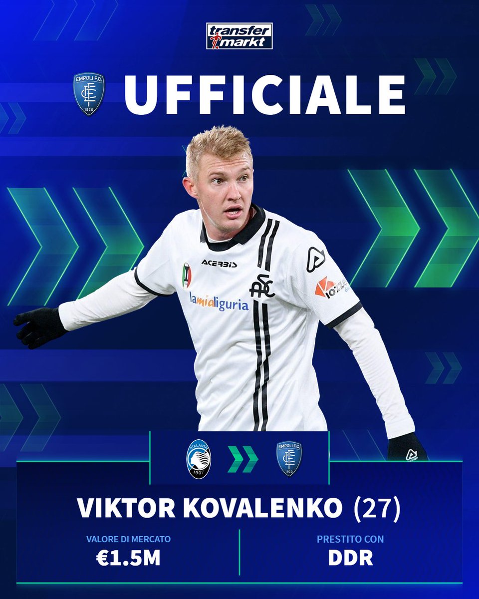 TMit_news's tweet image. 🚨 Contratti depositati: #Kovalenko e #Cambiaghi sono due nuovi giocatori dell'Empoli ✔. 

#TMmercato #calciomercato #atalanta