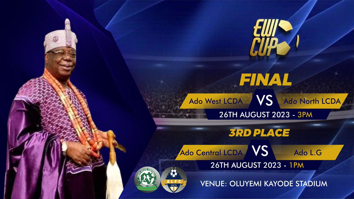 It is set, the final and third place. 

All to fight for !  

#EwiCup23