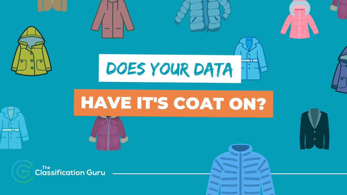 ClassificationG's tweet photo. Does Your Data Have it's COAT on? 🤔 Don't know what COAT stands for? Time to find out! 

What our Founder &amp; Mistress of Data, Susan Walsh, talk you through it here 👇

https://t.co/CxhflmSQjh

#data #dirtydata #dataclassification #procurement https://t.co/bCXiXk4zAL