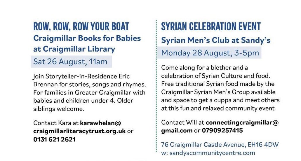 Craigmillar & Niddrie Community Festival tweet media