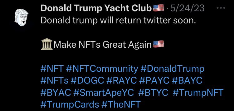 Donald Trump Yacht Club🇺🇸 tweet media
