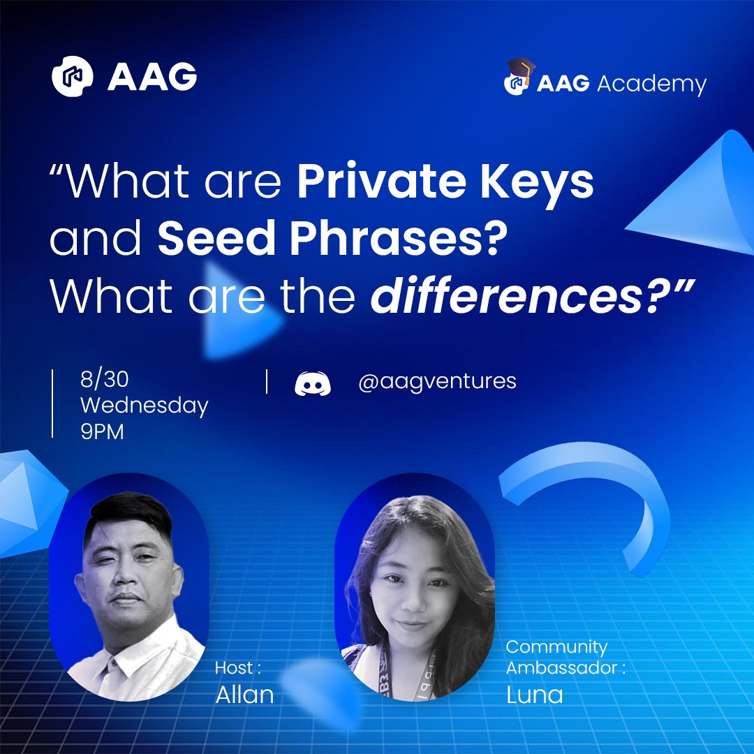 SaakuruGames's tweet image. We’ll teach you what you need to know as a cryptocurrency newcomer and explain why keys and seed phrases are essential.🔍

🚀 Start your web3 journey together with our growing community!
Link in the comments. 👇
#Web3 #academy #Web3Academy #BlockchainEducation