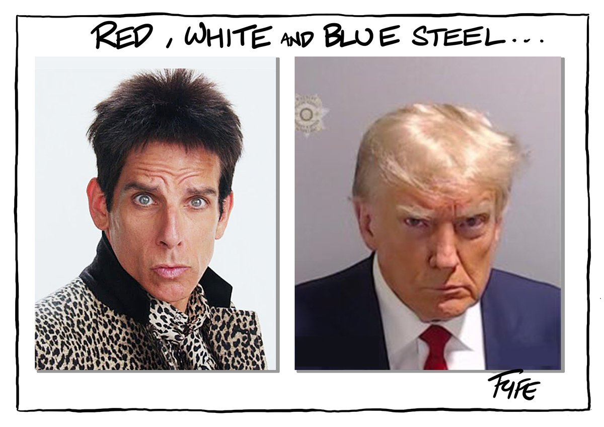 Strike a pose! #Trump #TrumpMugShot