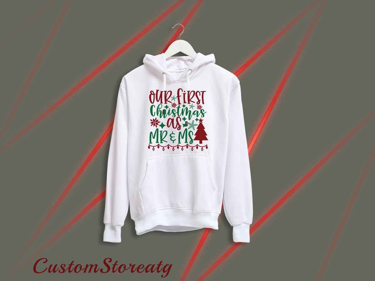customstoreatg's tweet photo. Have yourself a Merry Little Christmas Sweater, Our first Christmas as Mr. &amp; Ms. Sweater
#Christmassweater https://t.co/A7yFFZYPeo