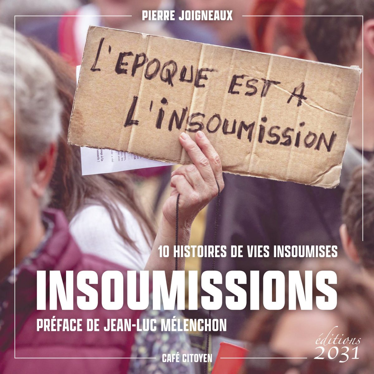 C'est aujourd'hui ! Rdv de 13h à 14h sur le stand des Éditions 2031 pour la séance de dédicaces du livre « Insoumissions ». À tout de suite 😘✊ #Amfis #VendrediLecture