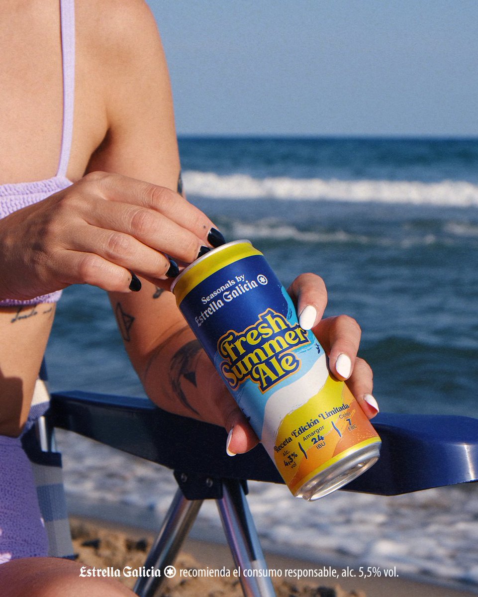 estrellagalicia's tweet photo. Si te van a dar la lata, que sea esta.
#FreshSummerAle #SeasonalsEG https://t.co/809OHsyOaY