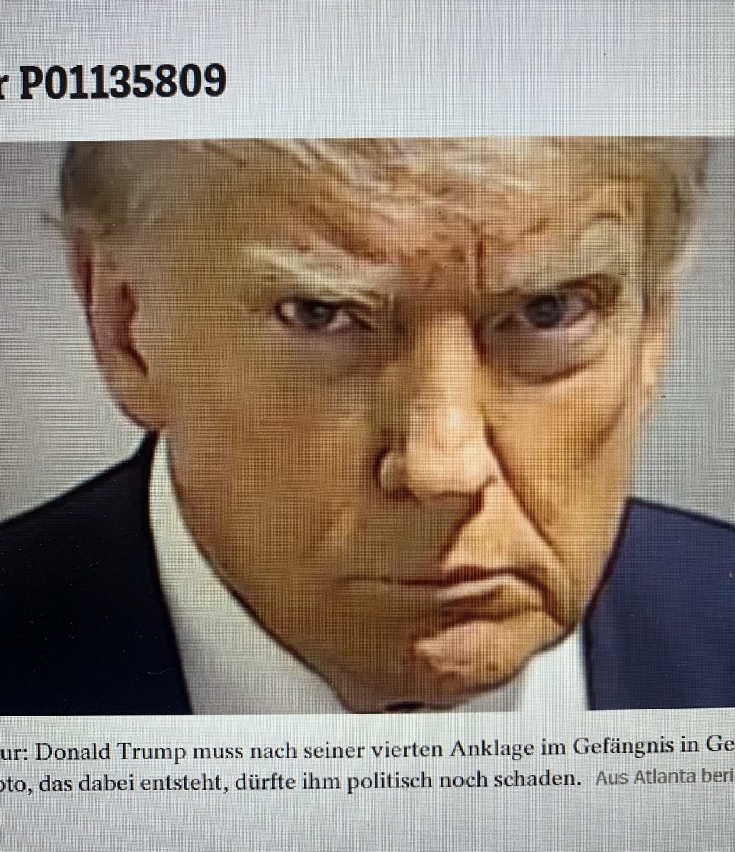 Er kriegt es immer wieder hin, Narrative zu bauen, die Medien quasi dazu zwingt, zu berichten - jetzt neu: Mugshot. „Ein solches Foto von einem US Präsidenten hat es noch nie gegeben“