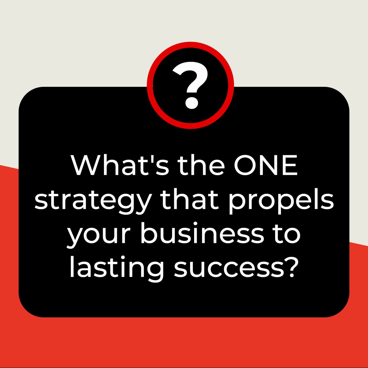 rajeshnagjee's tweet image. 🔑 What's the ONE strategy that propels your business to lasting success?

Drop your strategy in the comments. Let's create a pool of collective wisdom that benefits us all! 🌟 

#BusinessSuccess #KeyStrategy #EntrepreneurialJourney #CollectiveWisdom