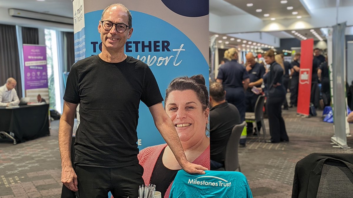 MilestonesTrust's tweet image. Come and visit our friendly team at the #AshtonGate @TheJobFairs this morning - talk with us about #SupportWork opportunities in Bristol, South Glos and WSM. Chat with us about sponsorship, or how we can support you to gain your level 3 or 5 diploma in Health &amp;amp; Social Care...
