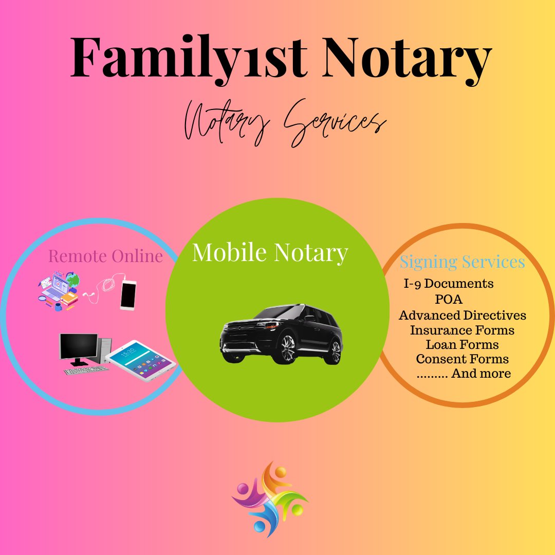 Family1stN's tweet photo. "Notary to Your Doorstep: Your Convenience, Our Commitment"
#NotaryPublic
#MobileNotary
#NotaryServices
#NotaryLife
#NotarySigningAgent
#Notarize
#LegalDocuments
#NotaryStamp
#NotarySeal
#NotaryOnTheGo
#NotaryNetwork
#NotarySigning https://t.co/AxPV7hnxtp