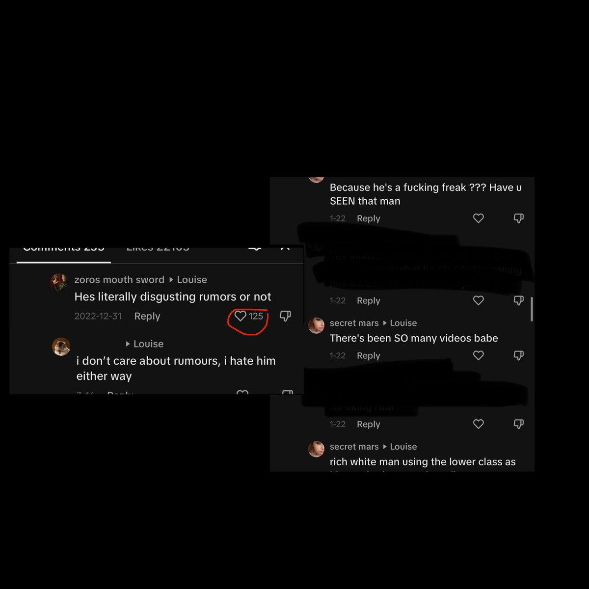 lou2art's tweet photo. To anyone who says Yungblud is exaggerating with the hate, this was on my video where i showed a painting of him 😐 https://t.co/rclGcvH068