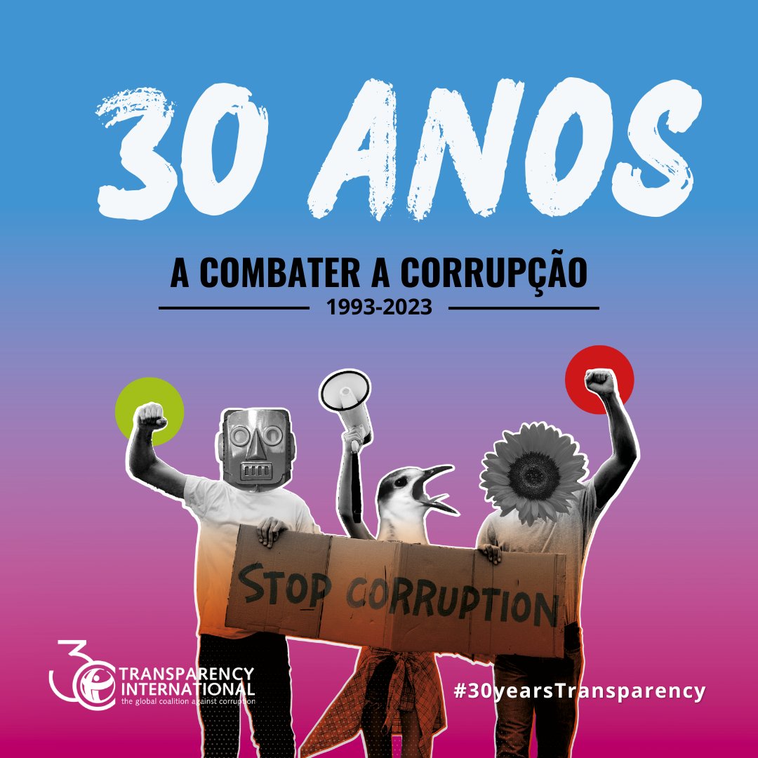 transparenciapt's tweet photo. 🎉A @anticorruption celebrou o seu 30º aniversário em junho e a TI Portugal juntou-se a esta comemoração!
🔵 Junt@s iremos continuar a exigir transparência e integridade em todas as áreas da vida pública e não vamos baixar os braços! Junta-te a nós!
#30yearstransparency https://t.co/VSZQSnSZWi