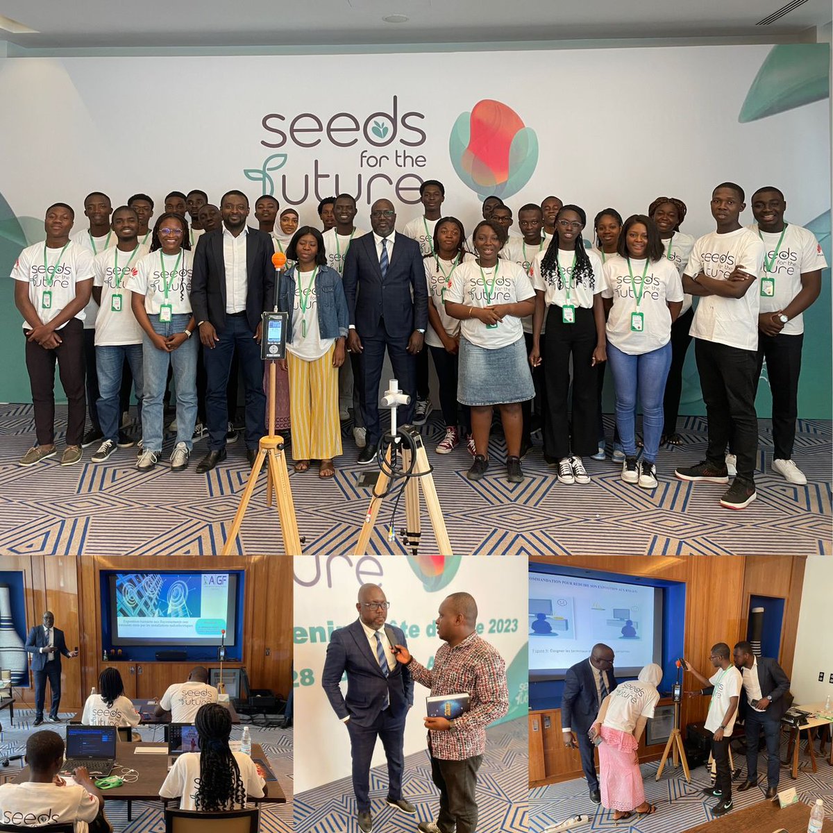 AIGF_CI's tweet photo. Seeds for the futur 2023

M. DIARRASSOUBA Bakary, Chef de département à l'AIGF a donné une formation sur les RNI, aux meilleurs étudiants sélectionnés dans le cadre du Programme Huawei Graines de l’Avenir 2023, le jeudi 27/08/2023, à l’hotel MovenPick  Abidjan-Plateau. https://t.co/k1IzZTdMIO