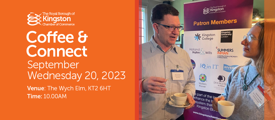 Do you have any exciting plans for September? If not, why not join us for the Coffee &amp; Connect at the <a href="/thewychelm/">The Wych Elm</a>? 

It's a great opportunity to network, get to know other local businesses, and enjoy a good coffee while making new friends.
➡️kingstonchamber.co.uk/events/coffee-…