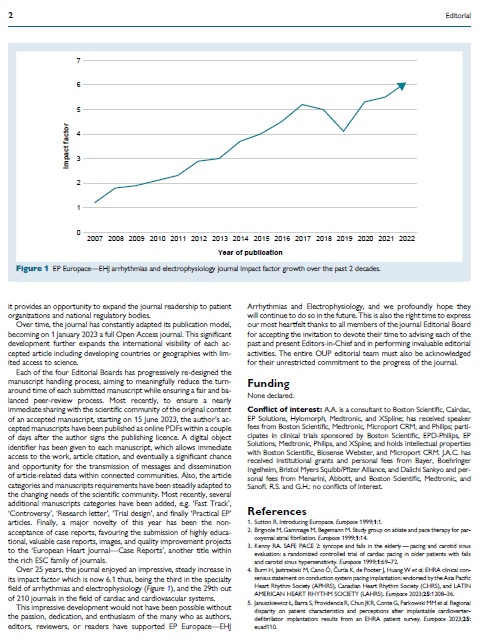 Europace Editor-in-Chief (@europaceeic) on Twitter photo 📢#EPeeps #ESCCongress
I am really proud to announce the special edition celebrating 25 years of #Europace 🇪🇺 🫀‼️
📚Read the Editorial:
👉 doi.org/10.1093/europa…
by @EuropaceEic <a href="/AAuricchioMD/">Angelo Auricchio</a> <a href="/GerdHindricks/">Gerhard Hindricks</a> J. Camm, R. Sutton
<a href="/ESC_Journals/">European Society of Cardiology Journals</a> <a href="/escardio/">European Society of Cardiology</a> <a href="/ESCardioNews/">European Society of Cardiology News</a> 📢#EPeeps #ESCCongress
I am really proud to announce the special edition celebrating 25 years of #Europace 🇪🇺 🫀‼️
📚Read the Editorial:
👉 doi.org/10.1093/europa…
by @EuropaceEic <a href="/AAuricchioMD/">Angelo Auricchio</a> <a href="/GerdHindricks/">Gerhard Hindricks</a> J. Camm, R. Sutton
<a href="/ESC_Journals/">European Society of Cardiology Journals</a> <a href="/escardio/">European Society of Cardiology</a> <a href="/ESCardioNews/">European Society of Cardiology News</a>