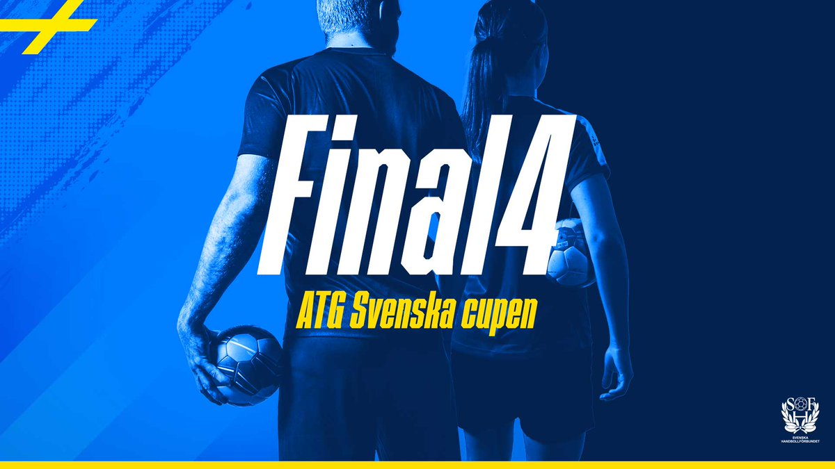 SvenskHandboll's tweet photo. Alingsås &amp; Halmstad arrangerar ATG Svenska cupens första Final4! Damernas Final4 spelas d. 24–25 februari i Estrad Alingsås &amp; herrarnas Final4 spelas d. 9–10 mars i Halmstad Arena. Biljetter släpps d. 5 september på https://t.co/F7k6lzg0kS 
#atgsvenskacupen #ATGFinal4 #handboll https://t.co/pe9U9EMpNO