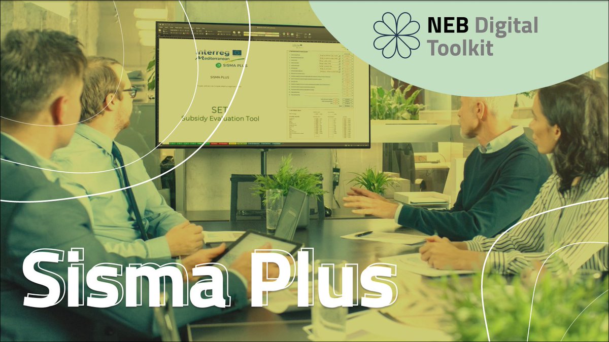 digineb's tweet photo. 🏢Discover the @SISMAproject Subsidy Evaluation Tool, as part of the #NEB #DigitalToolkit!  

💡This tool can revolutionise the #energy conversion measures in the Mediterranean area and simplifies the renovation process. 

🏣 Join us in revolutionising public building renovation with the SISMA PLUS #digital solution!  

🌍 Be a part of this impactful journey! Do you possess another digital solution that enhances the beauty, sustainability, and inclusivity of living environments? Share your solutions today! https://t.co/ciGwDUu42Y