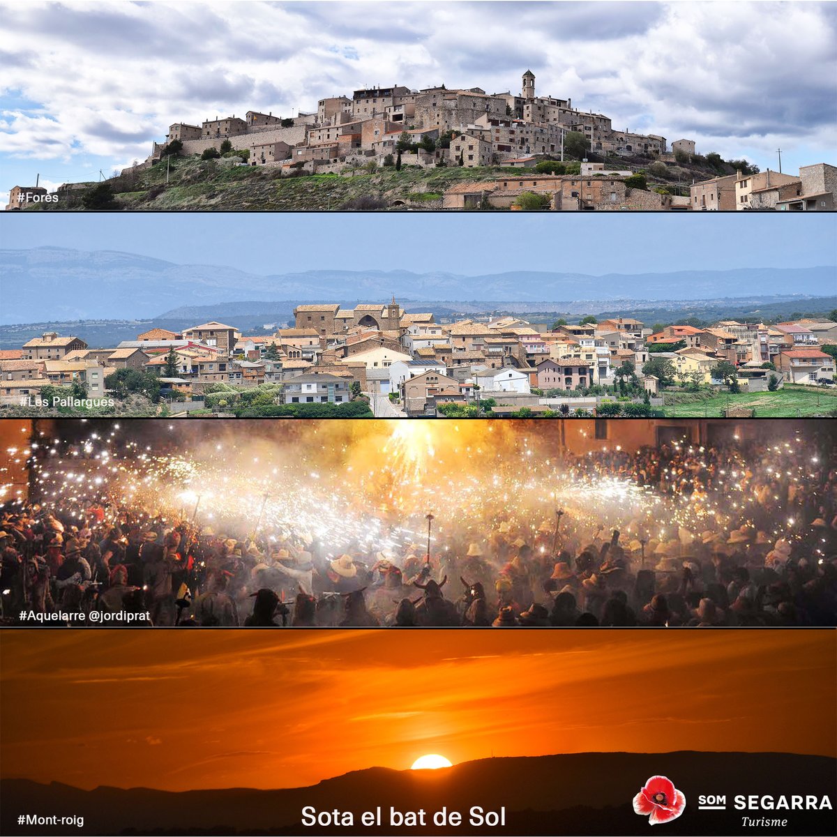 SomSegarra's tweet photo. Sense plans per al cap de setmana? #aquelarre #festesmajors #concerts #vesprada #mercat #laberint #visites #expos viu l' #estiusegarra!
@lasegarra @paeriacervera @aquelarre_cerve
@TurismedeFores @museudecervera @CConcabella @valldellobregos @Espitllera 
ℹ️ https://t.co/8ZHEiD1Ad2 https://t.co/fYJOVO5lyR