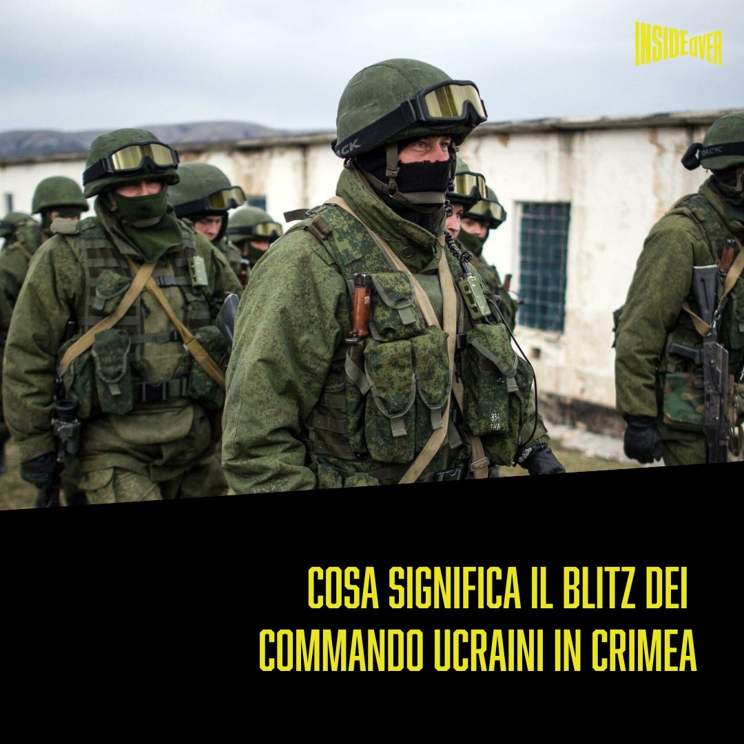 insideoverita's tweet image. Le #forze #speciali ucraine hanno condotto un #blitz nella #Crimea occidentale, issando la #bandiera ucraina e infliggendo perdite al nemico, segnalando la #determinazione di #Kiev nell'affrontare la questione Crimea

➡️ bit.ly/3EcXikj