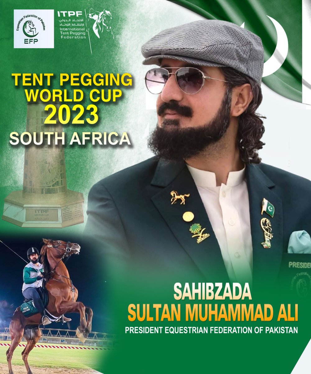 انٹرنیشنل ٹینٹ پیگنگ فیڈریشن ورلڈکپ میں پاکستانی 📷 ٹیم شریک- جیت کےلئے ٹیم پرعزم- صدر EFP صاحبزادہ سلطان بھی ٹیم کے ہمراہ 

<a href="/SahibzadaSulta1/">Sahibzada Sultan M A</a>