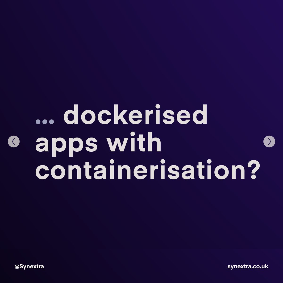Synextra's tweet photo. Love coding, can’t stand infrastructure management? 🤔
Azure App Service will spark joy for developers, day and night.
From multi-language support to seamless scalability, #AzureAppService makes launching apps easy.
Wanna know what else it can do? 
#WebDevelopment #CloudHosting https://t.co/kT37jGlNiH