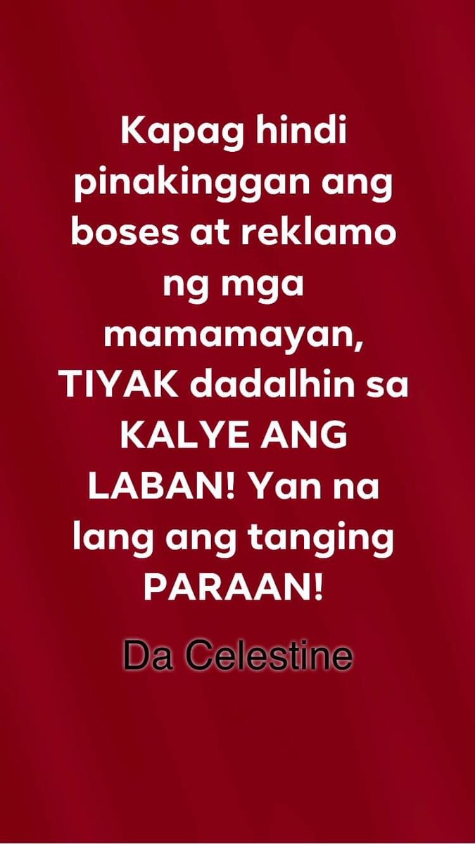 Celestine_DKila's tweet photo. IHANDA MGA SARILI NINYO SA MALAWAKANG RALLY SEPTEMBER 21, 2023! https://t.co/d4utTenmdI