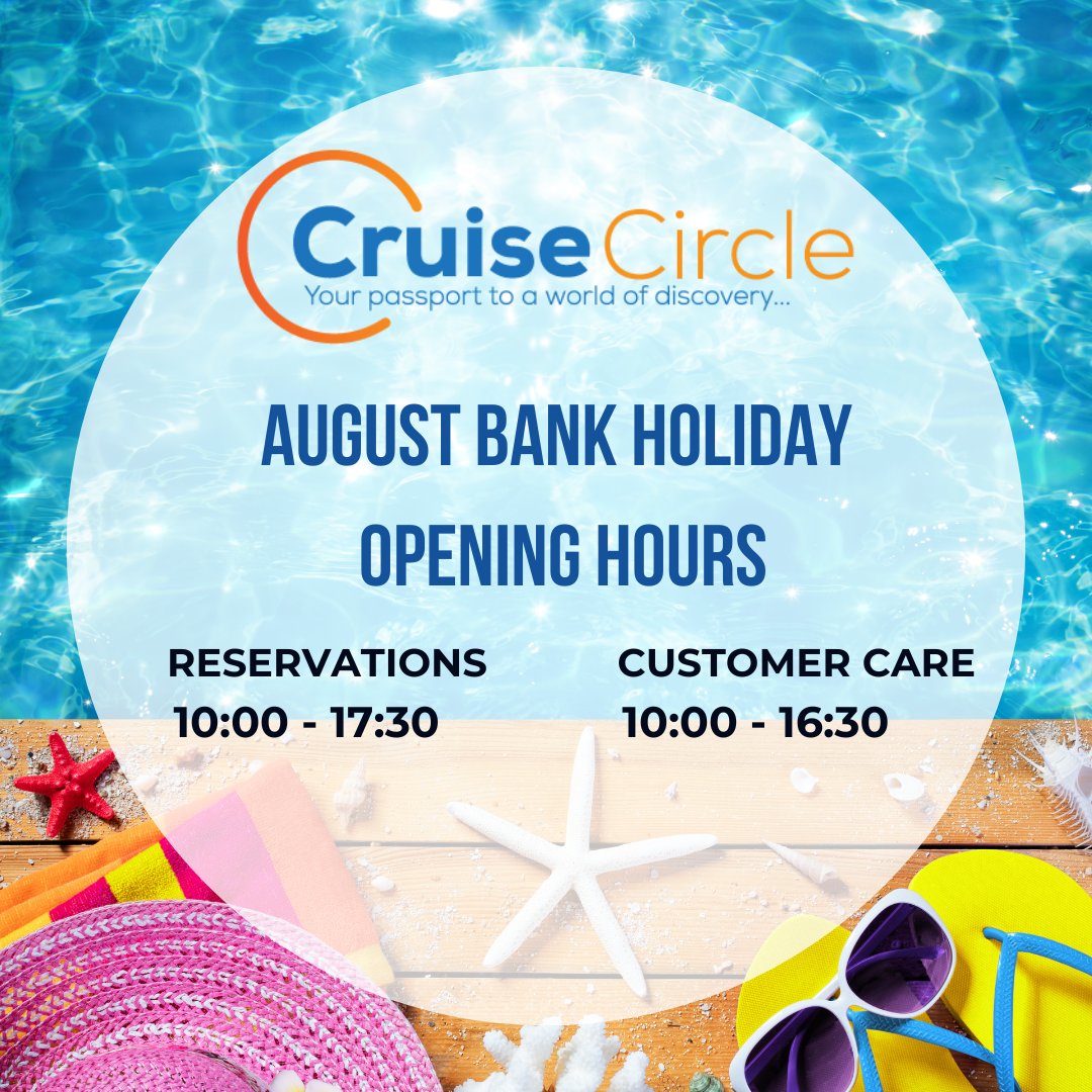 We hope you have a wonderful bank holiday weekend folks! Here are our opening hours for Monday.