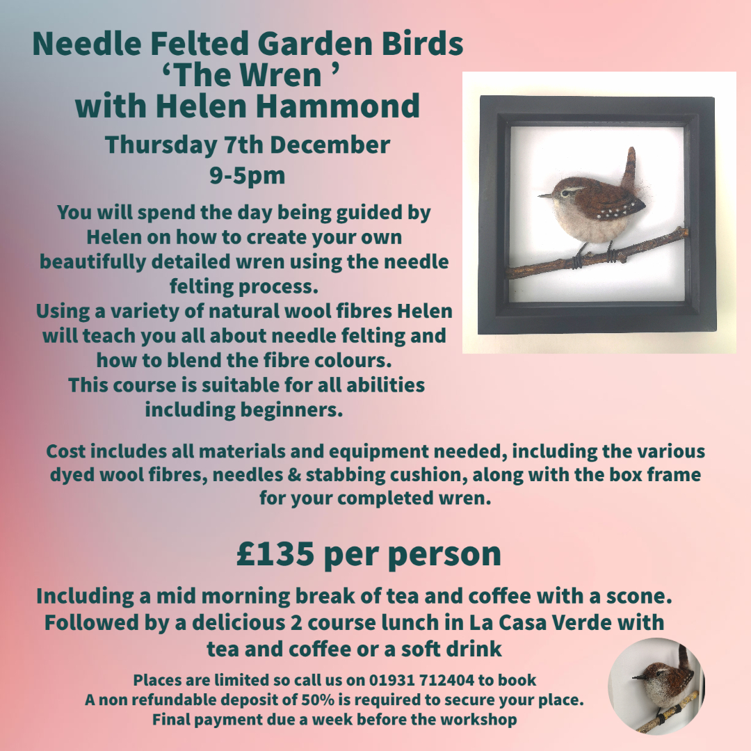 Check out our winter workshops by visiting the events page on our website larchcottage.co.uk/events
#needlefelt #needlefelting #poetry #creativewriting #poetryworkshops  #poetryworkshop #craftworkshops #craftworkshop #feltingworkshop #wetfeltingtechnique  #feltart #feltartist