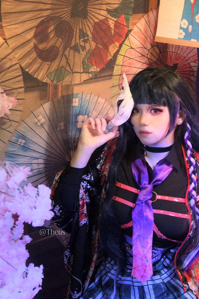 Thetisoo7's tweet photo. 🌂🕸️
#Melocopic 
#Melocosplay
#MelocoKyoran https://t.co/1gpMj9Catb