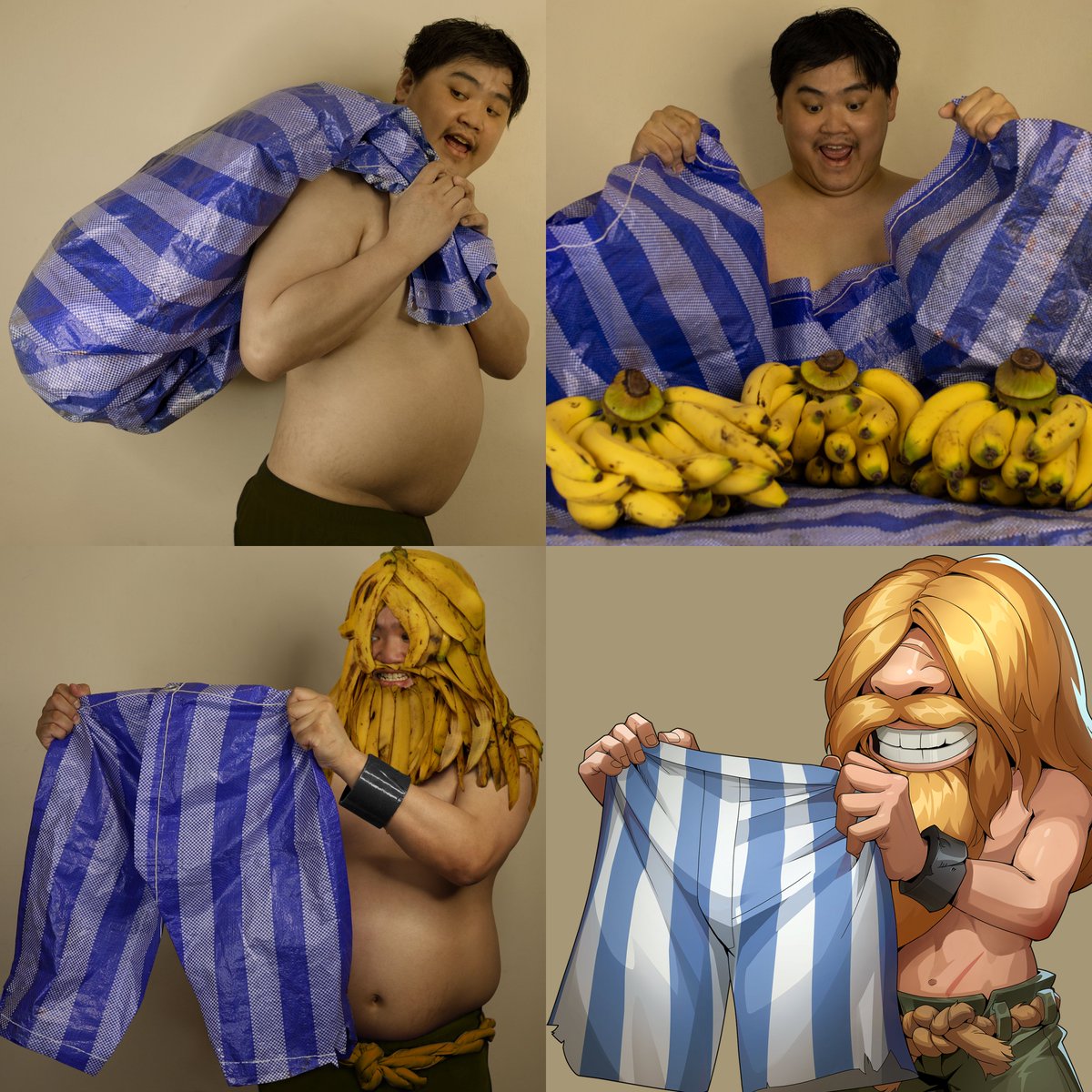 LOWCOSTCOSPLAY's tweet photo. BANANA 
Find Hyakutaro in Metal Slug: Awakening today! 
#MetalSlugAwakening 
#Thenewmissionstartsnow 
Play now: https://t.co/pa97kqA51B https://t.co/COlJgmDsPB