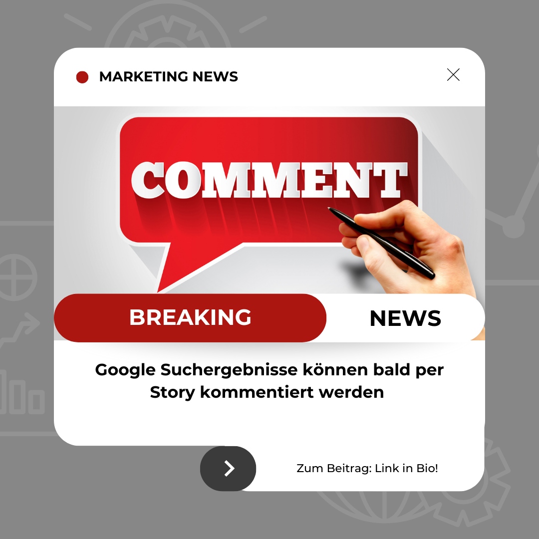 Google 🤝🏻 Social Media: Google will seine Suche enger mit den Sozialen Netzwerken verknüpfen. Deshalb wird aktuell an einem Feature gearbeitet, welches es dem Nutzer erlauben soll die Suchergebnisse zu kommentieren. 
Mehr dazu: seo-suedwest.de/8907-suche-goe…