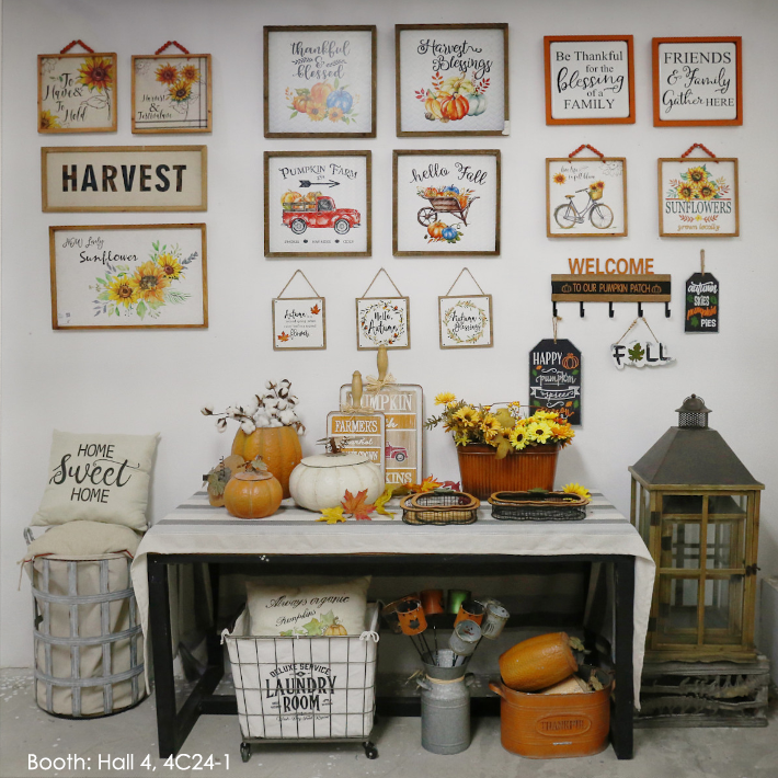 Take a look at our virtual showroom to find a wide selection of stunning fall decor!👏🍁🎃🌰🧡

#falldecor #wallsign #porchdecor #patiodecor #metalpumpkin #pumpkindecor #autumndecor #wholesalehomedecor #onlinesource #tradeshow #tradefair #exhibition #fallmarkets #b2b #b2bevents