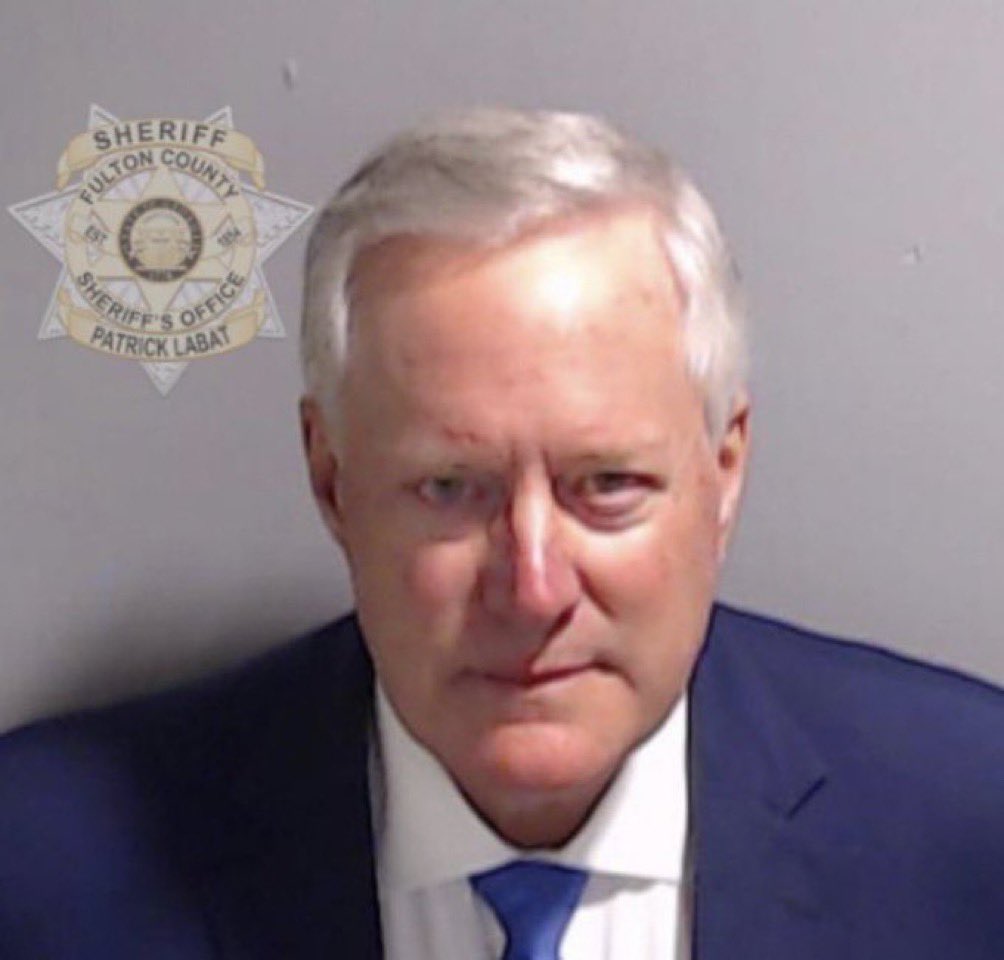 So Mark Meadows was arrested because he asked for the phone numbers of two Republican legislators on behalf of President Trump. You can get arrested for anything in this country now.