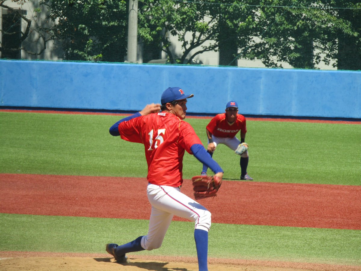 Honda_bb1960's tweet photo. 8/25(金)  OP戦
Honda 4 - 0 立教大学

峯村が2安打3打点の活躍を見せた！
三浦も特大ホームラン含むマルチ安打。
今西がパーフェクトリリーフを見せた。

【次戦】
8/28(月) 10:30
OP戦　vs 三菱重工East
@三菱重工EastG
ご声援を宜しくお願い致します。 https://t.co/NJOXpoUBjg