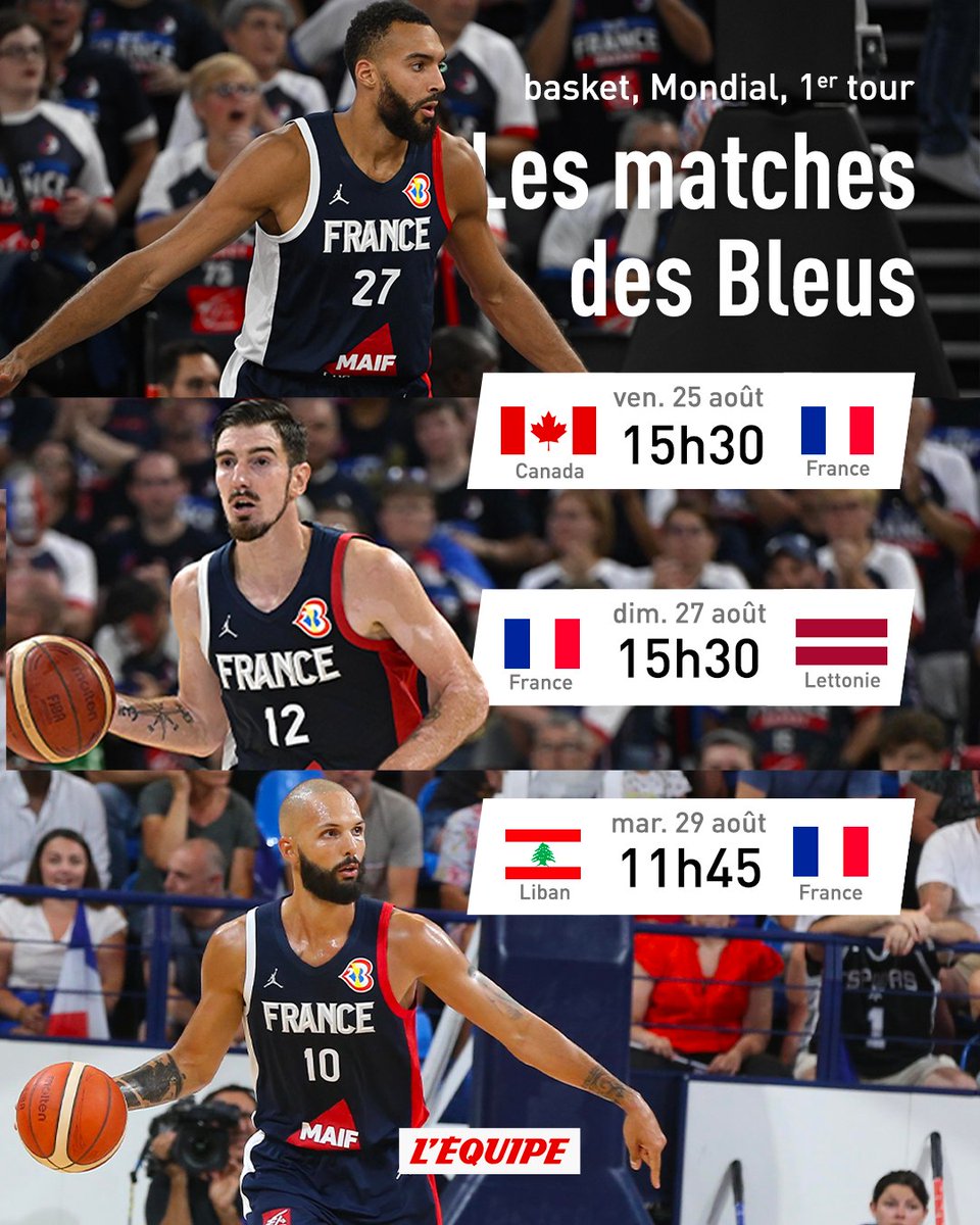 Les mondiaux de basket démarrent aujourd'hui 🏀 L'occasion pour la #GautierTeam d'encourager très fort toute l'équipe <a href="/FRABasketball/">Équipes de France de Basket</a> et notre champion <a href="/rudygobert27/">Rudy Gobert</a>.
Tous à fond derrière les Bleus pour ce mondial ! GO, GO, GO ! 💪
#TeamFranceBasket | #FIBAWC | #WinForFrance