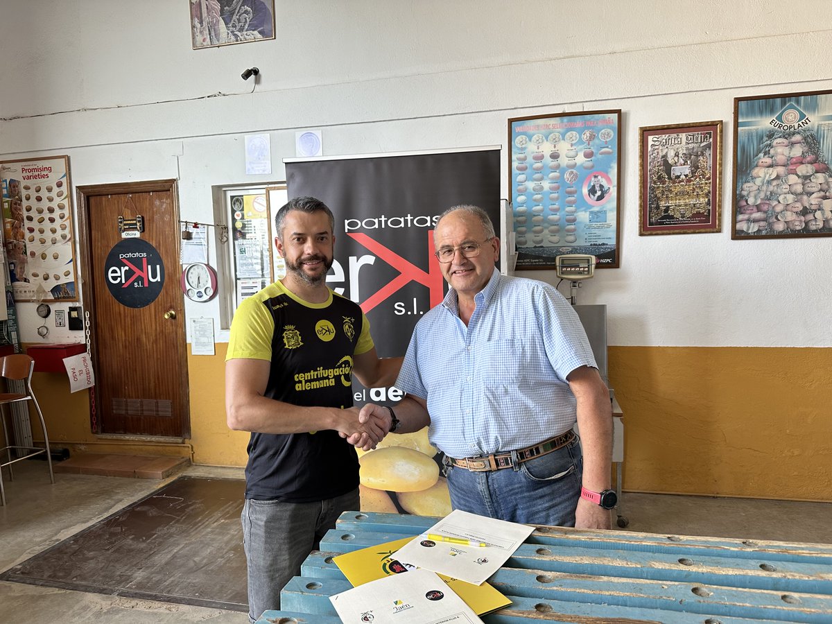 🤝 Patatas Erku, nuevo patrocinador de <a href="/JaenFSplus/">JaenFSplus</a>  

🥔 Distribuidor al por mayor de frutas, verduras, patatas y legumbres frescas

📍 c/ Cazalilla, 4. Pol. Industrial Los Olivares (Jaén)
📞 953 08 10 35

👏 ¡Gracias por vuestro apoyo!

#SomosJaén💛