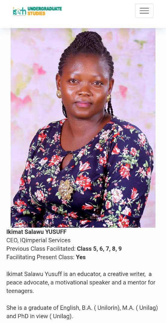 iserhnigeria's tweet photo. 7th #iusclass11 Assessments

The Scholars of ISERH Undergraduate Studies Class 11 had a class on BUILDING A CAREER OUT OF A GIVEN COURSE OF STUDIES on Sat Aug. 19, facilitated by @ikimatnews - CEO IQimperial Services

Our Scholars shall be reviewing it... https://t.co/NcjZGZwkVl