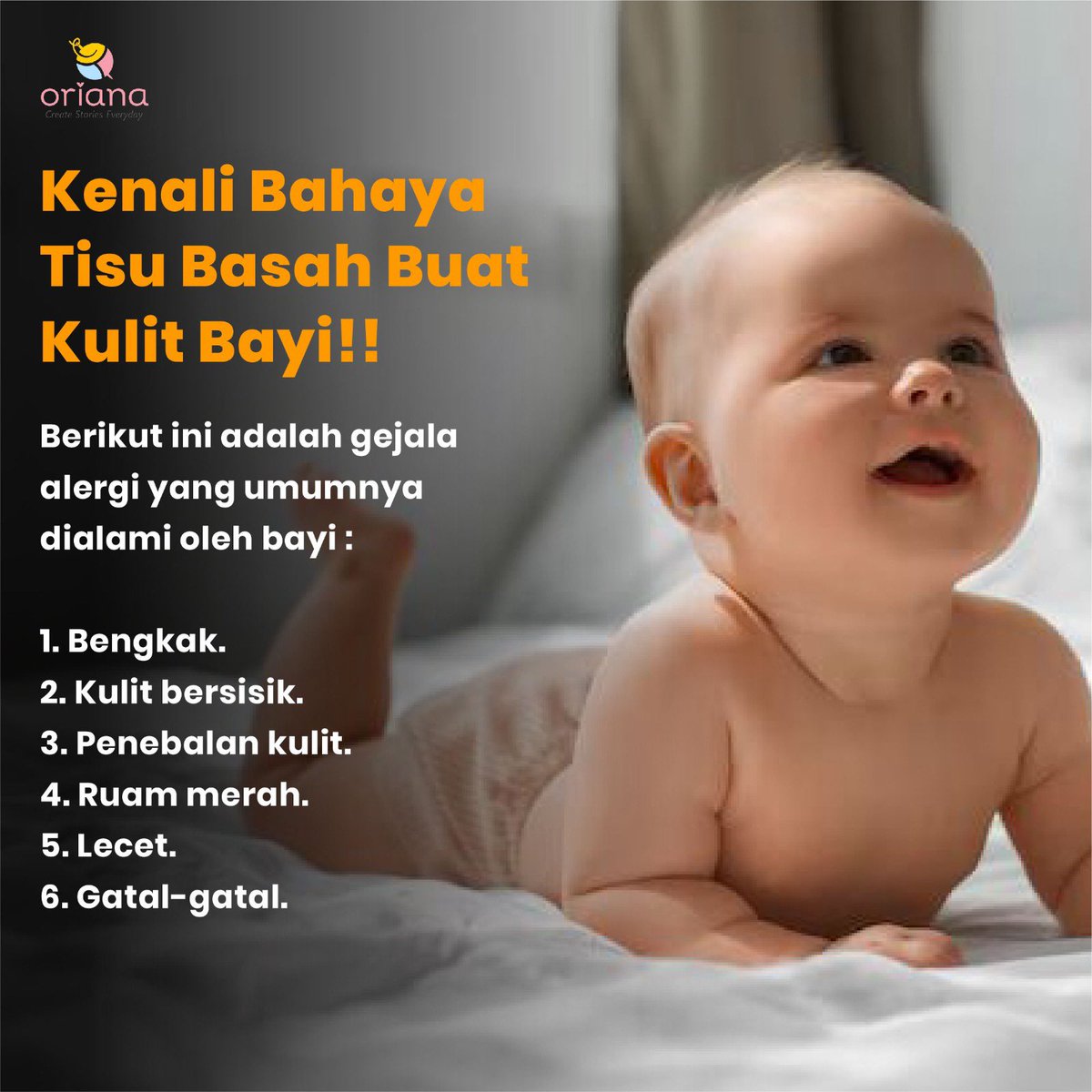 orianahomewear's tweet photo. Mommies tau gak kalau kandungan yang ada di tisu basah bisa menimbulkan bahaya buat kulit si bayi? 

Hah kok bisa?!? Kita simak yuk!🧐

#Createstoryeveryday https://t.co/ZaCaa1oR1F