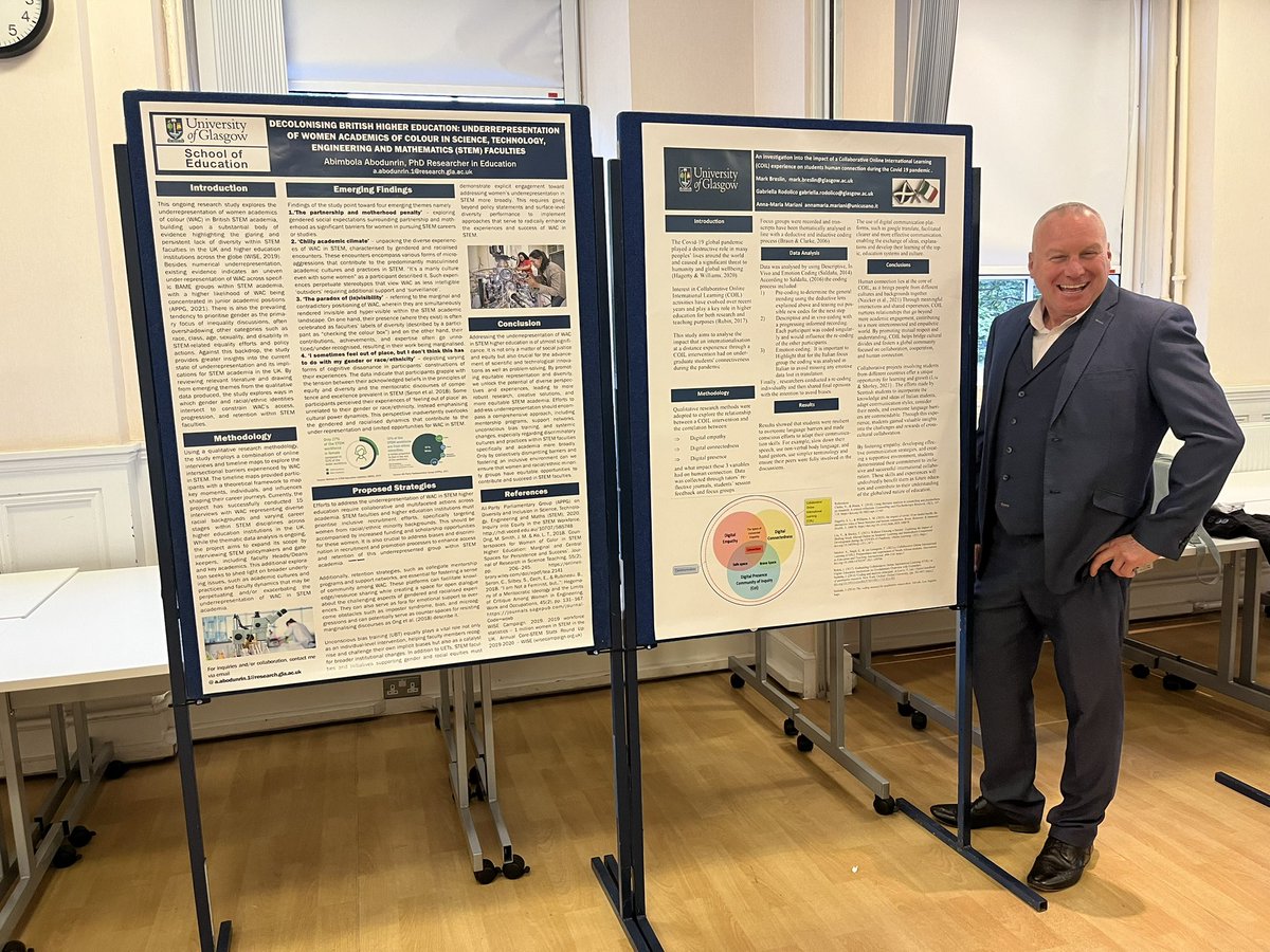 chrmckee's tweet photo. Great night showcasing the work of the School of Education #ECER2023 @UofGEducation @UofGlasgow https://t.co/D22nQgqVUj
