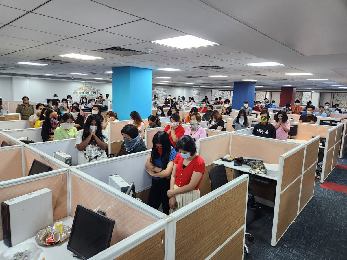 Delhiite_'s tweet image. Noida: Police has exposed the company which cheated US citizens through FAKE CALL CENTRE

- Manager Harsh Sharma &amp;amp; Yogesh Murari absconding.

- Police arrested 84 people on the input of US (46Men+38W)
- Most of them are residents of North East
- cheated ₹ 30-40 lakhs everyday