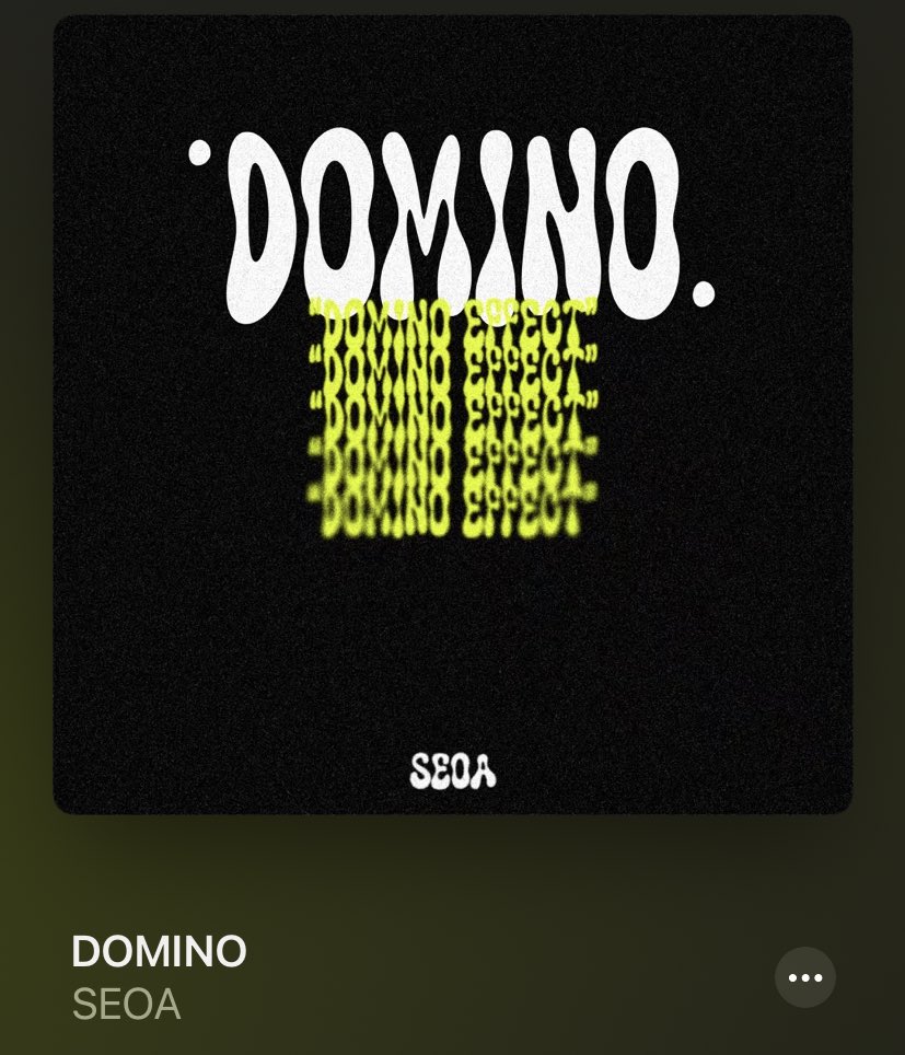 SEOA 4th single [DOMINO] now available on all streaming platforms