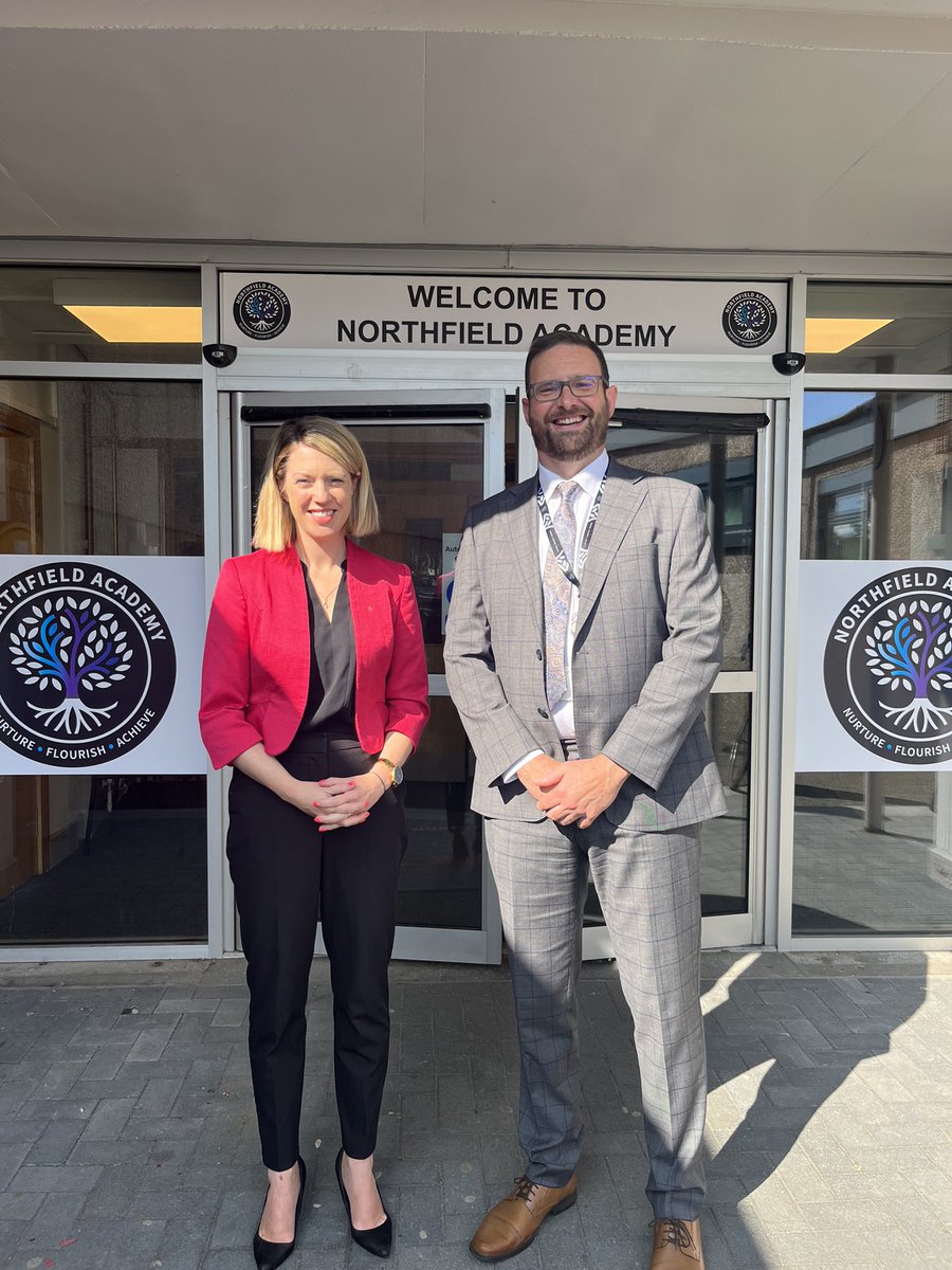 Pleased to visit @northfieldaca this week & to meet HT Doug Watt. Interesting to learn more about their approach to supporting transition with the new S1 intake.