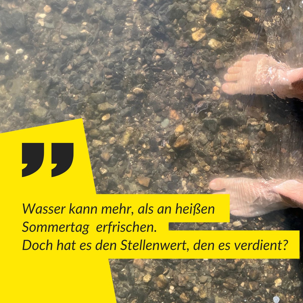 "Schön erfrischend!" - Wasser! 💧Was so selbstverständlich aus der Leitung kommt, ist ein unterschätztes Medium. Bei allen #ESG und #Nachhaltigkeit|sdiskussionen geht es immer um Energie, selten um #Wasser.  Womit hängt das zusammen? Was meint Ihr? 
#Wasser #ESG #Klimaziele