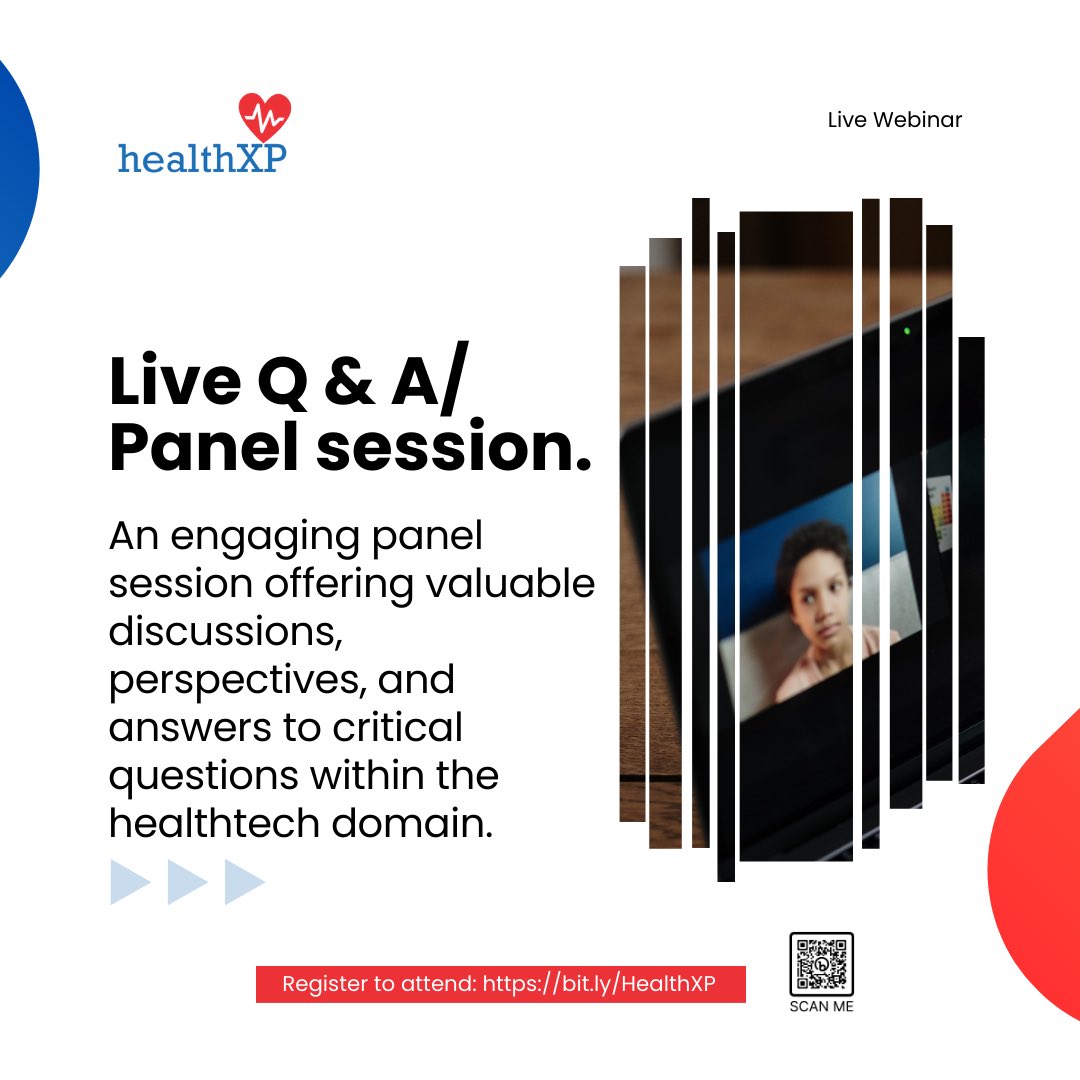 HealthXPAfrica's tweet photo. Itβs 6days to our groundbreaking webinar.
We canβt wait to see you there.
Yet to register?
Registration is Free ππ
Visit β‘οΈ https://t.co/G5KWHqF2ou
#myhealthxp
#healthxplimited
#healthxp #myhealthxp #webinar #healthcare #healthtech #africa #technologynews #technology https://t.co/3KhAGO3WyB