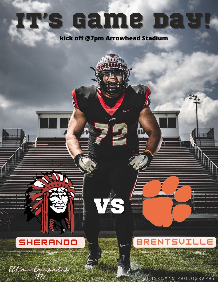 SherandoFball's tweet photo. Game day ๐ค
#fearthespear #sherandoFootball #Warriorpride #bringingbacktradition
https://t.co/fQfzIgCIVQ https://t.co/1uMdoqoZnE