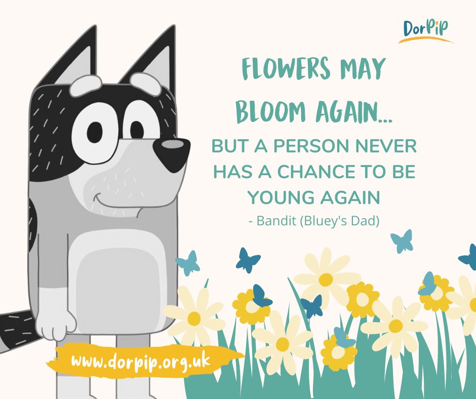 ✉️We understand that the parent-child bond isn't always as straightforward as we hope. But remember, your child only gets one childhood. Reach out to us today at referrals@dorpip.org.uk to learn more about how we can be a part of your journey. #Bluey #BanditHeeler #DorPIP #Bloom